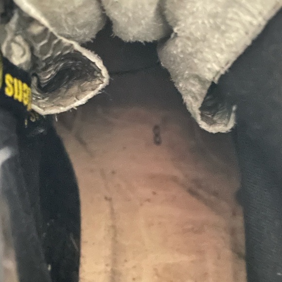 Vintage 90s Dr. Martens DMs Snake Python Lace Up Goth Combat Boots UK 8 - Picture 4 of 13